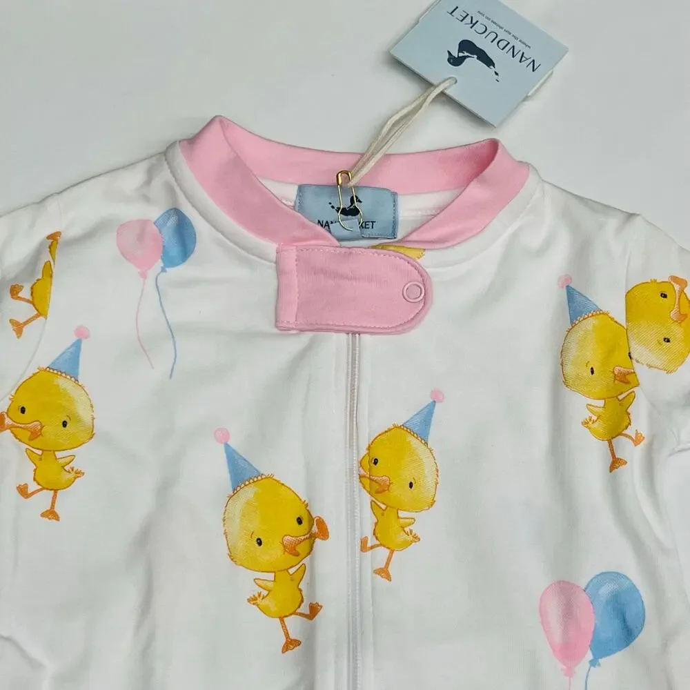 NWT (Please Read) Nanducket 3M Pink Ack Celebration Sleeper